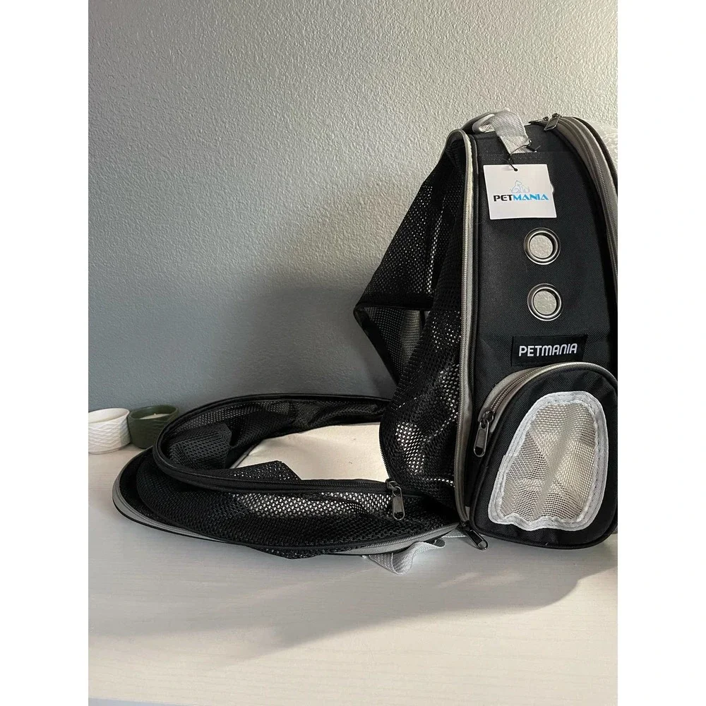 Pet Cat Dog Carrier Bubble Expandable Foldable Backpack